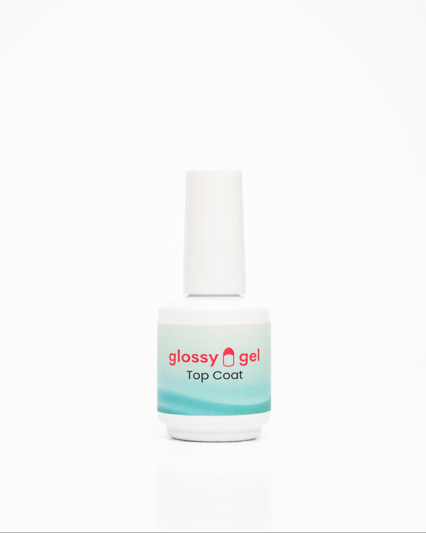 Glossy Gel Top Coat - No Wipe HEMA-Free Top Coat Yfir Glossy Gel Límmiðana