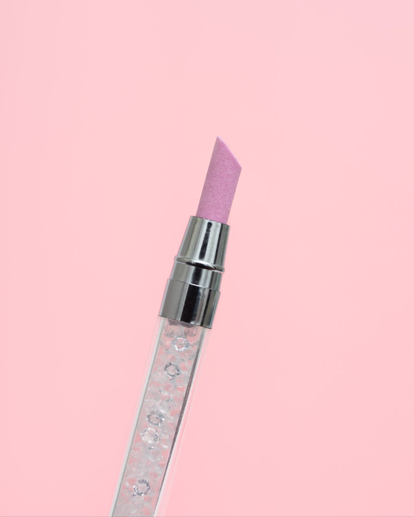 Glossy Gel Scrub & Press Fyrir Naglabönd Og Ásetningu Glossy Gel Límmiða