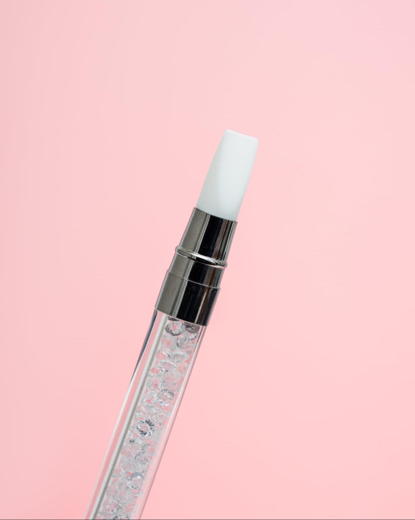 Glossy Gel Scrub & Press Fyrir Naglabönd Og Ásetningu Glossy Gel Límmiða