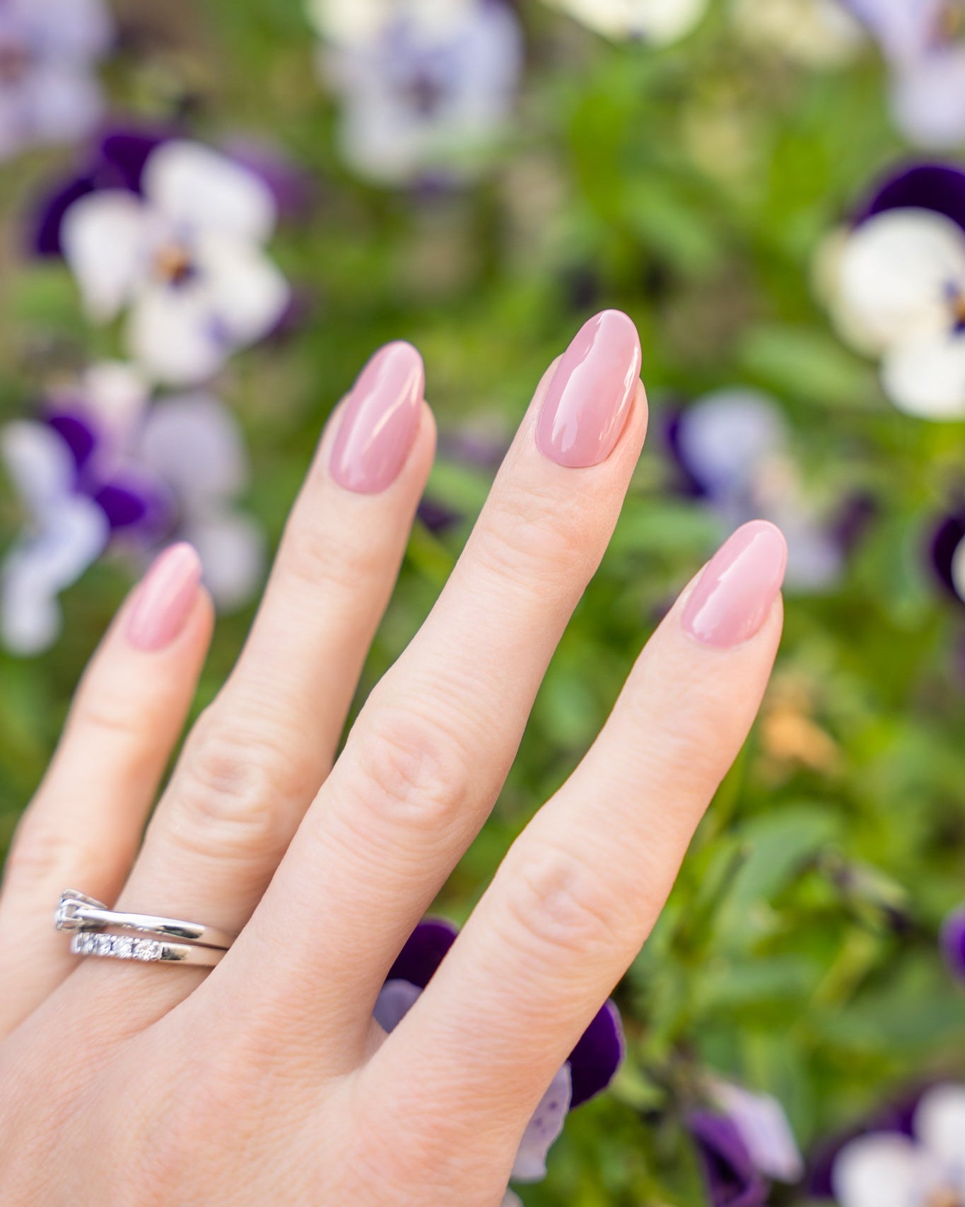 Glossy Gel - Dusty Rose - Gel Límmiðar