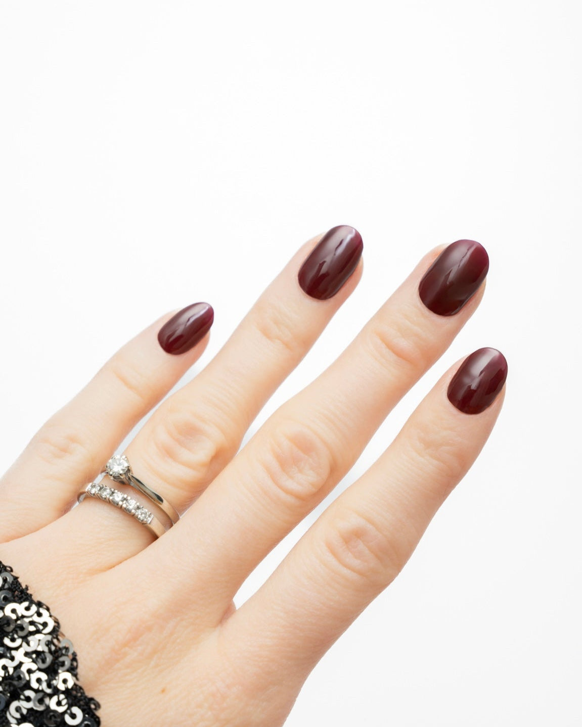 Glossy Gel - Burgundy Bliss - Gel Límmiðar