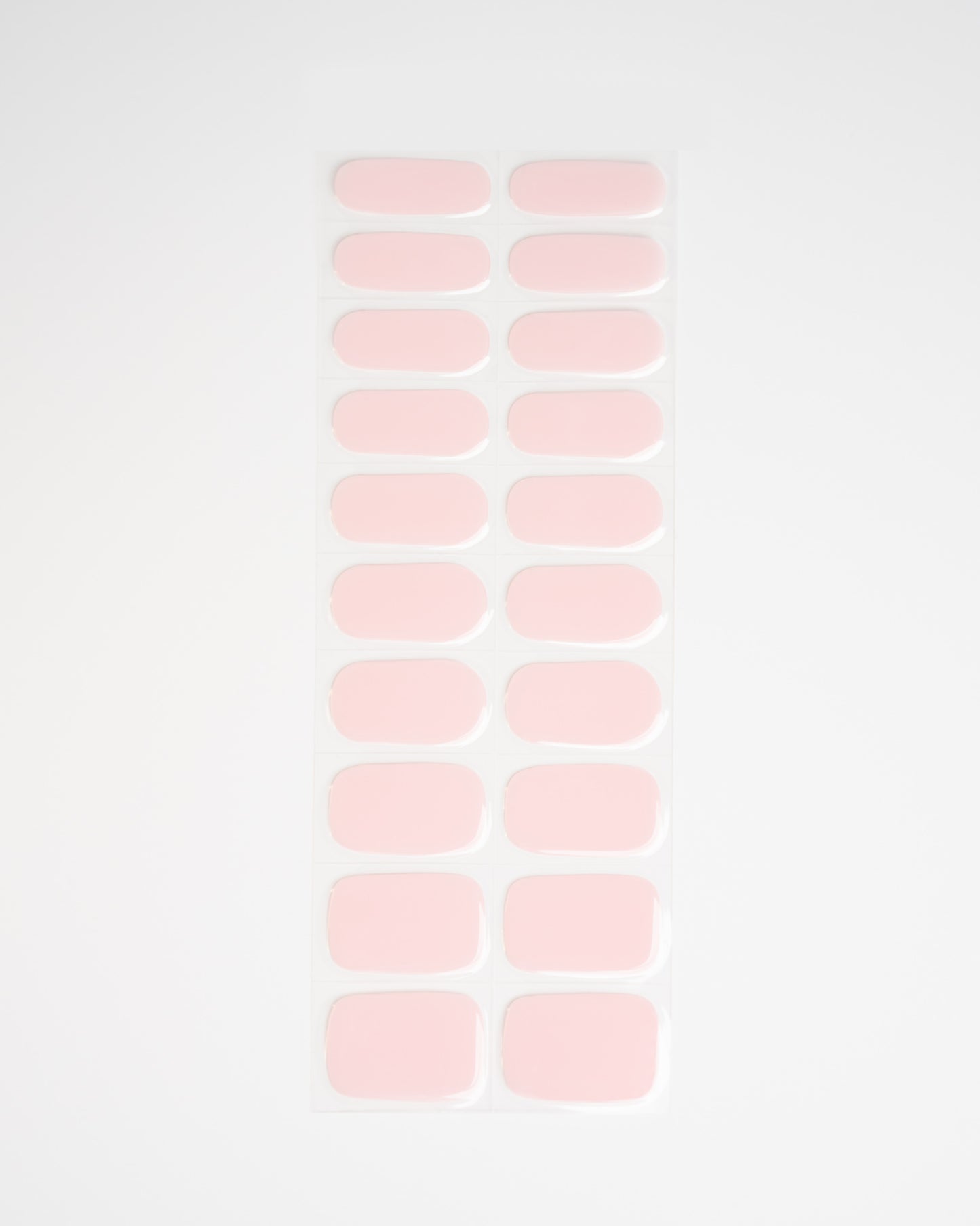Glossy Gel - Sheer Pink - Gel Límmiðar