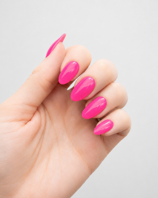 Glossy Gel - Hot Pink - Gel Límmiðar