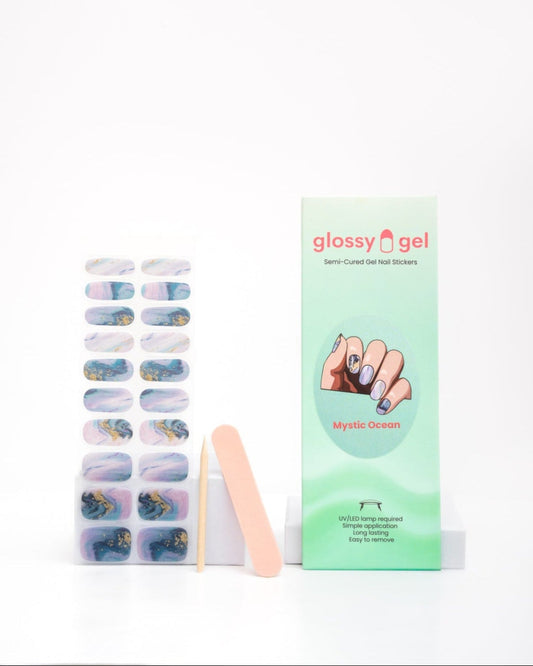 Glossy Gel - Mystic Ocean - Gel Límmiðar