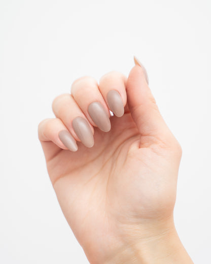Glossy Gel - Soft Taupe - Gel Límmiðar