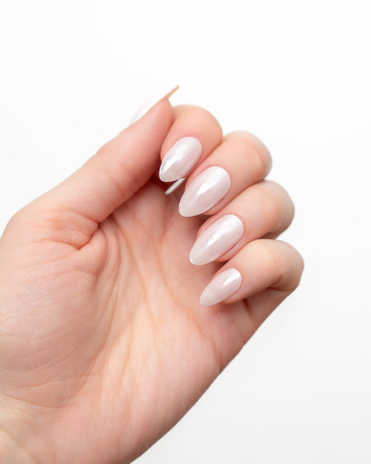 Glossy Gel - Frosted Pink - Gel Límmiðar