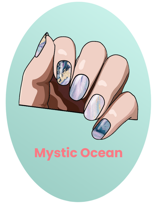 Glossy Gel - Mystic Ocean - Gel Límmiðar
