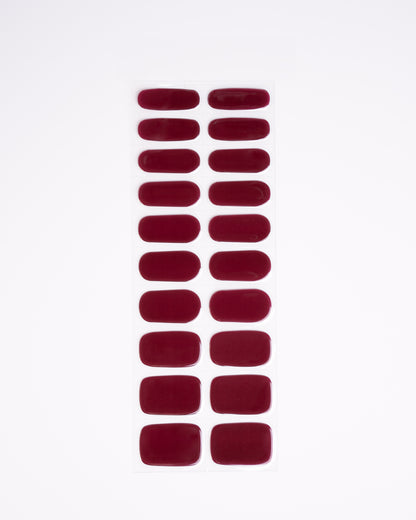 Glossy Gel - Burgundy Bliss - Gel Límmiðar
