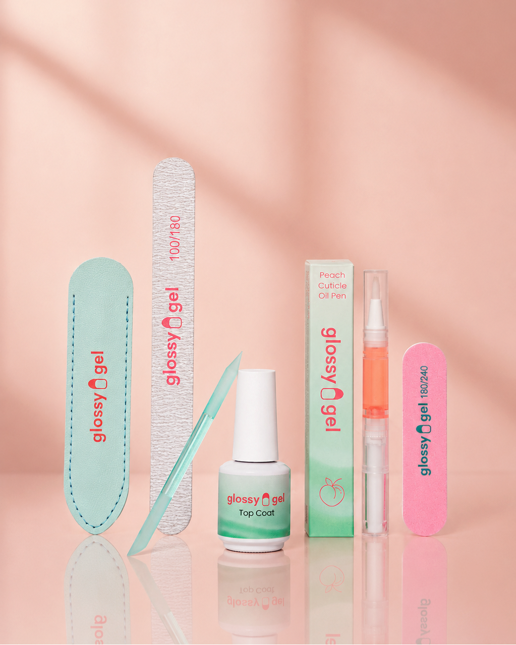 Glossy Gel DELUXE Aukahlutapakki