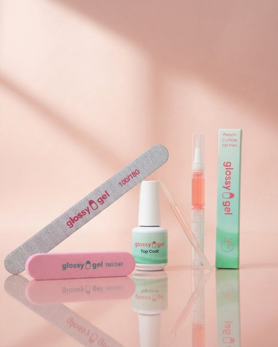 Glossy Gel DELUXE Aukahlutapakki