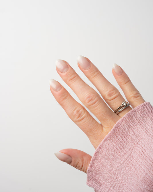 Glossy Gel - Clear Ombre - Gel Límmiðar