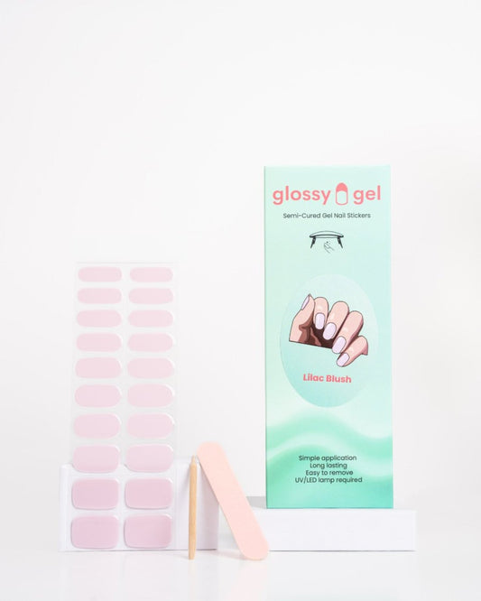 Glossy Gel - Lilac Blush - Gel Límmiðar