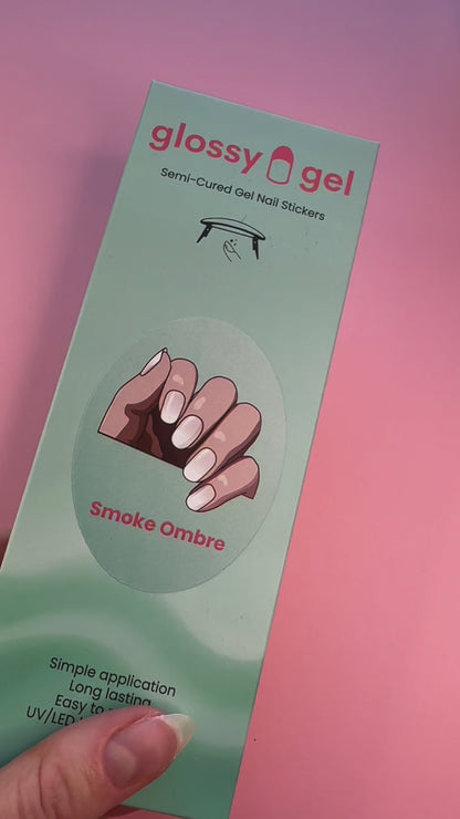 Glossy Gel - Smoke Ombre - Gel Límmiðar