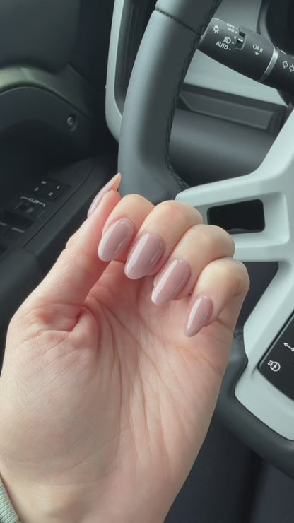 Glossy Gel - Soft Taupe - Gel Límmiðar