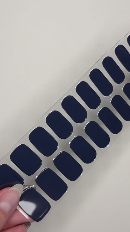 Glossy Gel - Midnight Blue - Gel Límmiðar
