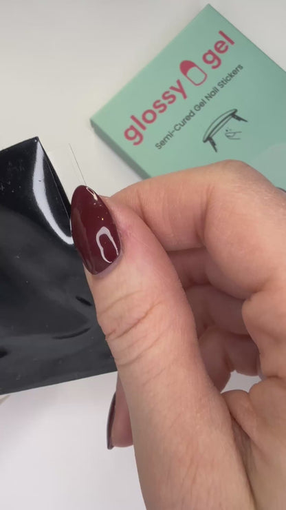 Glossy Gel - Pink Pearl - Gel Límmiðar