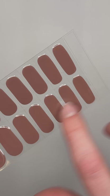 Glossy Gel - Mocha Latte - Gel Límmiðar